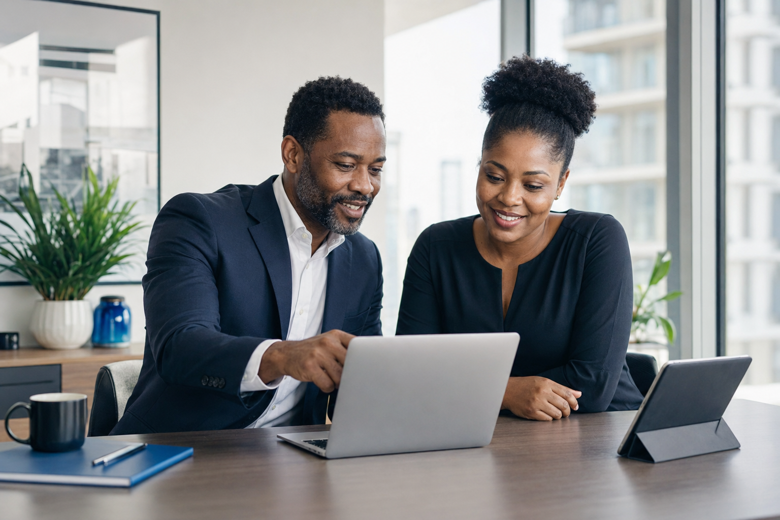 NDR advisor guiding a business owner through funding preparation